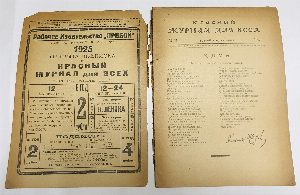 Красный журнал для всех. № 11, 1924. Иллюстрированный литературный журнал.