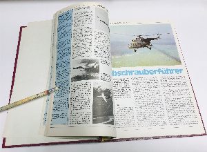 Flieger revue. 1983 г. Авиационный журнал. Подшивка частей журналов. №1, 2,3,4,5,6,7,8,9,10,11,12 