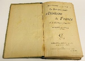La deuxième année d'histoire de France et d'histoire générale