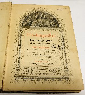 Das Nibelungenlied fur das deutsche Haus Nach den Quellen bearbeitet von Emil Engelmann / Песнь о Нибелунгах