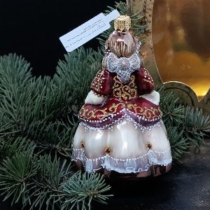 Редкая елочная игрушка от фабрики "Ариэль" "Принцесса"