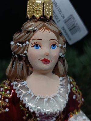 Редкая елочная игрушка от фабрики "Ариэль" "Принцесса"