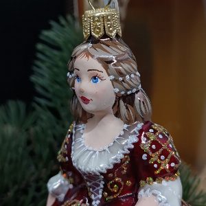 Редкая елочная игрушка от фабрики "Ариэль" "Принцесса"