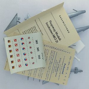 Сборная модель МИГ-21, ГДР. PLASTICART/ПЛАСТИКАРТ 1:100