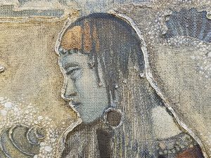 Картина "Миф" художницы Валерии Коцаревой. Холст, масло. 1994 год
