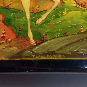 Шкатулка "Тарас Бульба" по повести Н. В. Гоголя. Мстера