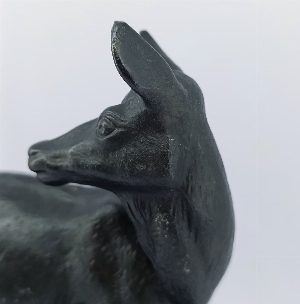 Скульптура "Кормящая лань" 1958 год. Кусинское литьё. Чугун 