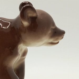 Статуэтка "Медвежонок бурый". Ленинградский фарфоровый завод (ЛФЗ)
