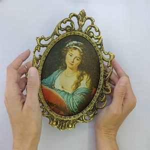 Настенное панно "Портрет графини Екатерины Скавронской", шелкография