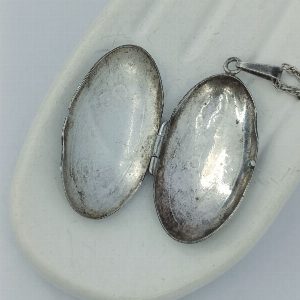 Винтажный серебрянный медальон-локет