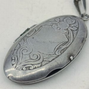 Винтажный серебрянный медальон-локет