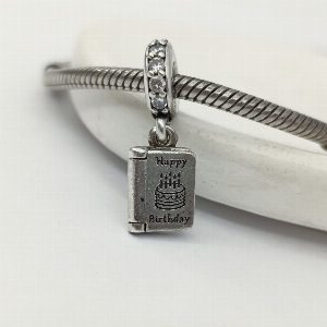 Серебряный шарм "Happy Birthday" PANDORA 