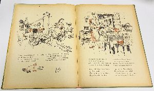Auf dem Zaune kräht der Hahn. Verse v. Walter Krumbach. \ Петух кукарекает на заборе.