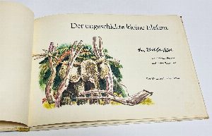 Der ungeschickte kleine Elefant./ Неуклюжий слоненок.